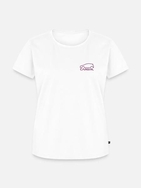 Car Girl - Frauen Premium Bio T-Shirt - Weiß