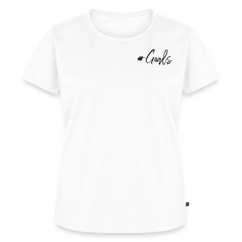Ziele - Frauen Premium Bio T-Shirt - Weiß - Vorne - AI Model Female 172 dark (172cm)