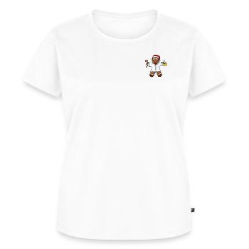 Gingerbread Scientist - Frauen Premium Bio T-Shirt - Weiß - Vorne - AI Model Female 172 dark (172cm)