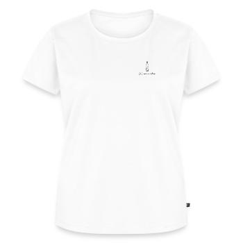Weinnachten lustiges motiv - Frauen Premium Bio T-Shirt - Weiß - Vorne - AI Model Female 172 dark (172cm)