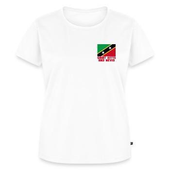 Saint Kitts and Nevis - Women's Premium Organic T-shirt - white - Front - AI Model Female 172 dark (172cm)