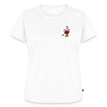soumate - T-shirt Premium bio Femme - blanc - Devant - AI Model Female 172 dark (172cm)