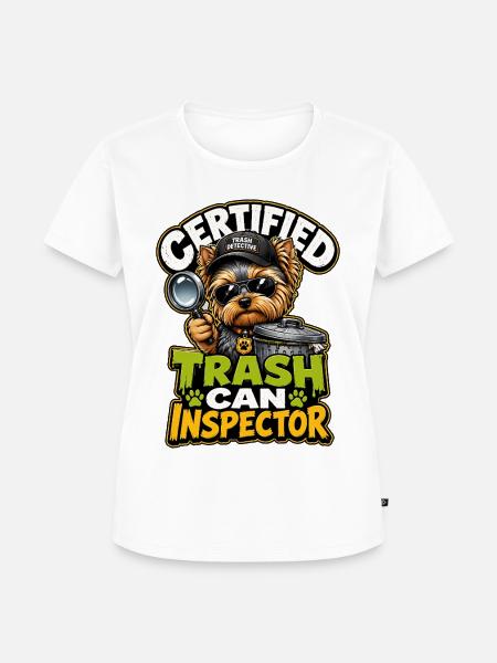 Yorkshire Terrier - Frauen Premium Bio T-Shirt - Weiß