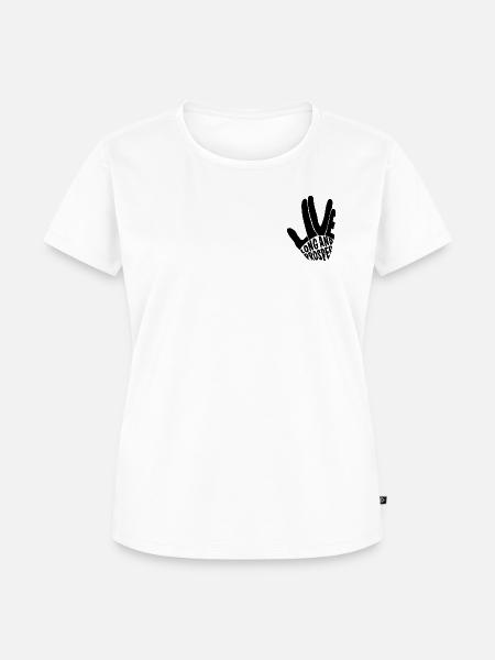 Star Trek Discovery Vulkanischer Gruß - Frauen Premium Bio T-Shirt - Weiß