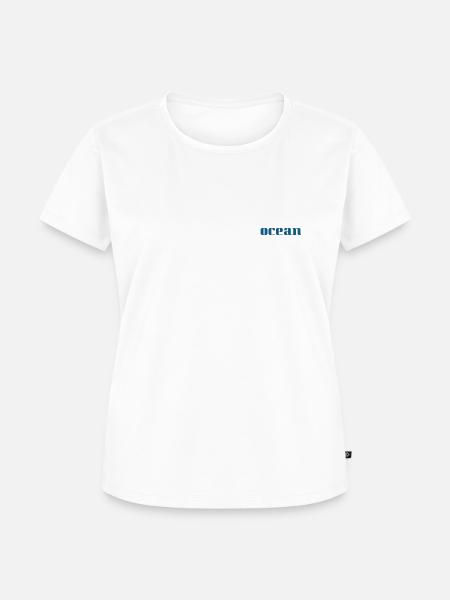Ocean - Frauen Premium Bio T-Shirt - Weiß