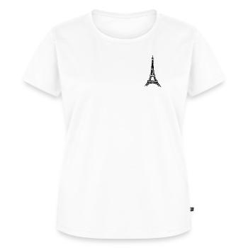 Eiffel tower - Women's Premium Organic T-shirt - white - Front - AI Model Female 172 dark (172cm)
