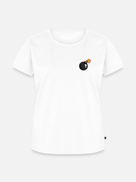 Bombe Shirt - Frauen Premium Bio T-Shirt - Weiß