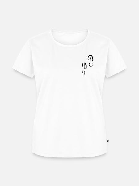 Walk - Frauen Premium Bio T-Shirt - Weiß