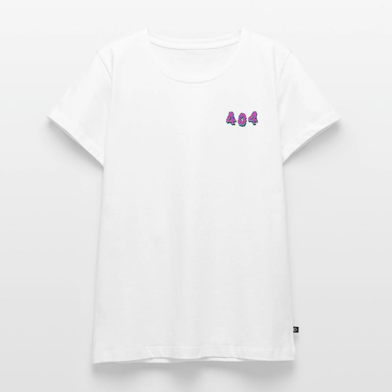 404 Error Code Minimalistic Design for Programmer Women's Premium Organic T-shirt