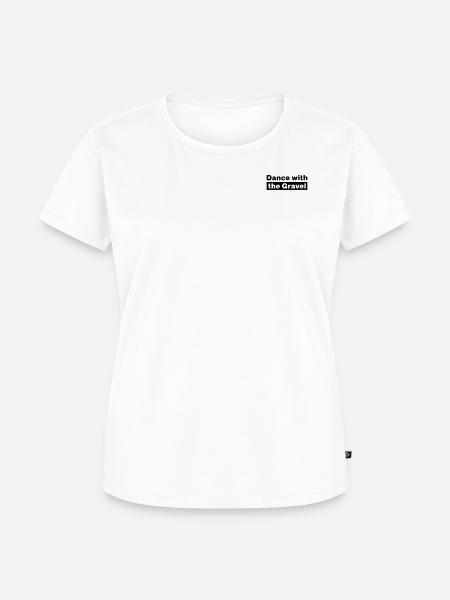 Dance with the Gravel - Frauen Premium Bio T-Shirt - Weiß