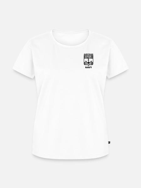 Austrian Navy mono black - Frauen Premium Bio T-Shirt - Weiß