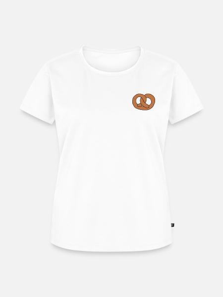 Brezel - Frauen Premium Bio T-Shirt - Weiß