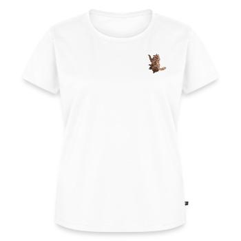 Murmeltier Liam - Frauen Premium Bio T-Shirt - Weiß - Vorne - AI Model Female 172 dark (172cm)