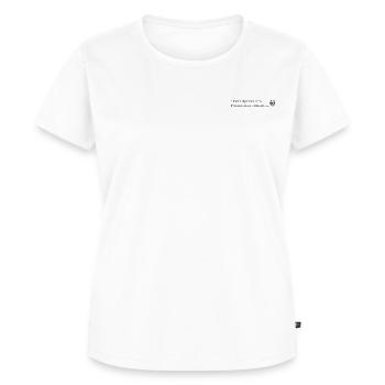 Ute_grau - Frauen Premium Bio T-Shirt - Weiß - Vorne - AI Model Female 172 dark (172cm)