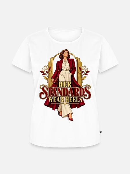 Standards auf Absätzen - Frauen Premium Bio T-Shirt - Weiß