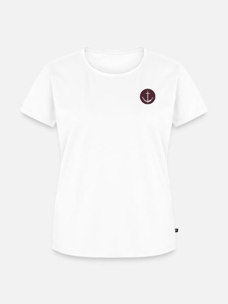 Anker - Frauen Premium Bio T-Shirt - Weiß