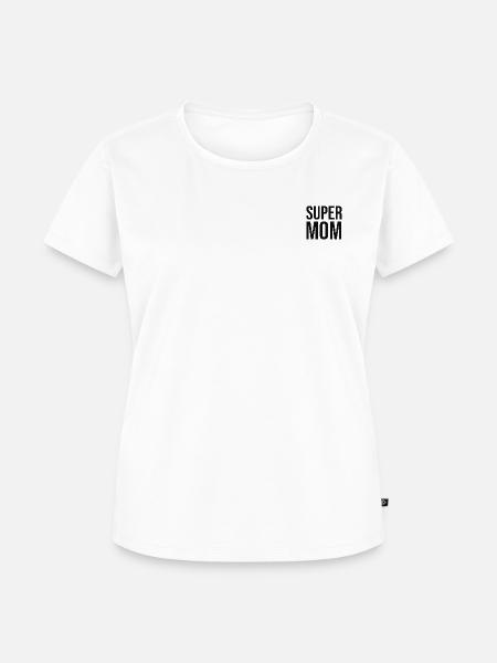 SuperMom - Frauen Premium Bio T-Shirt - Weiß