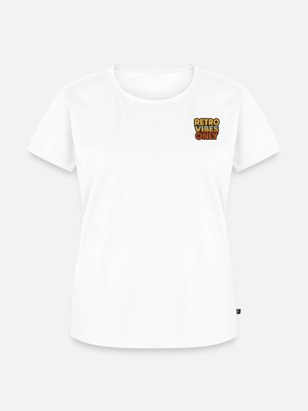 Retro Vibes Only - Frauen Premium Bio T-Shirt - Weiß