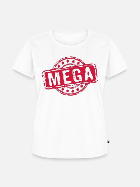 Stempel MEGA - Frauen Premium Bio T-Shirt - Weiß