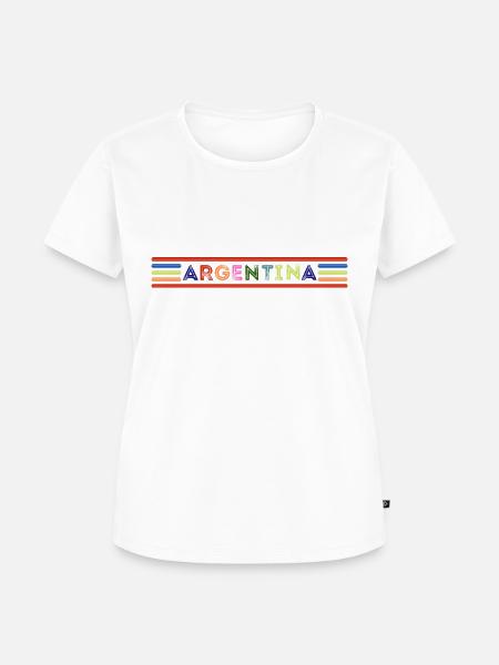 Argentinien - Frauen Premium Bio T-Shirt - Weiß