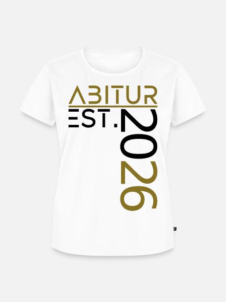Abitur 2026 - Frauen Premium Bio T-Shirt - Weiß