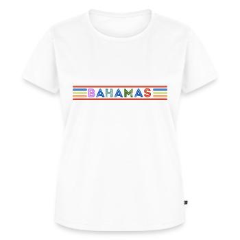 BAHAMAS - T-shirt Premium bio Femme - blanc - Devant - AI Model Female 172 dark (172cm)