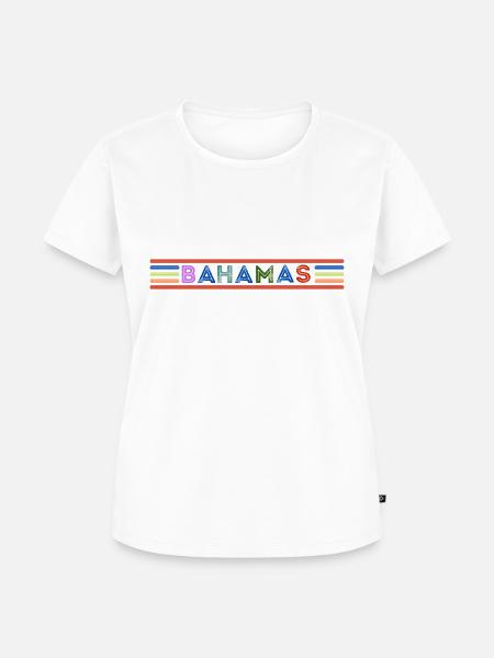 BAHAMAS - Frauen Premium Bio T-Shirt - Weiß