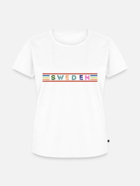SCHWEDEN - Frauen Premium Bio T-Shirt - Weiß