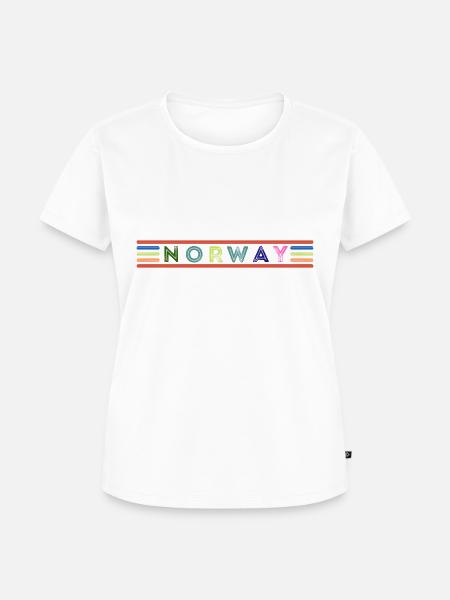 NORWEGEN - Frauen Premium Bio T-Shirt - Weiß