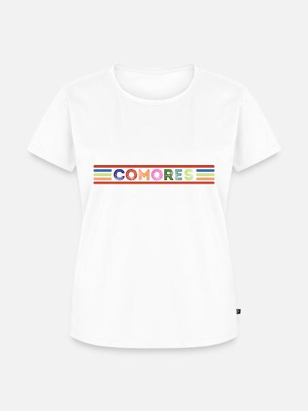 KOMOREN - Frauen Premium Bio T-Shirt - Weiß