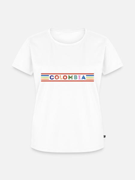 Kolumbien - Frauen Premium Bio T-Shirt - Weiß