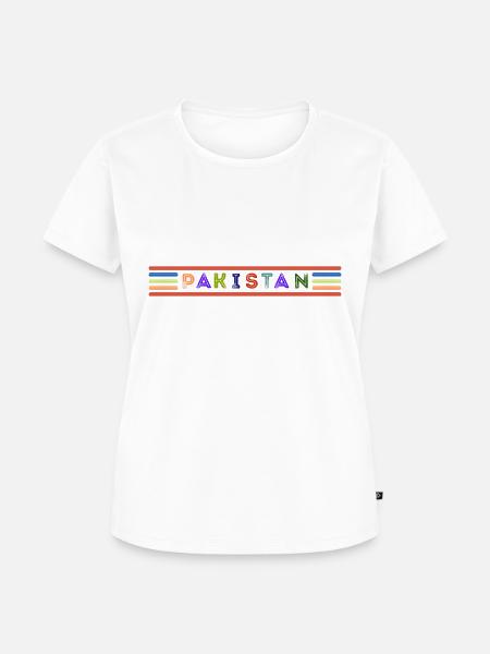 PAKISTAN - Frauen Premium Bio T-Shirt - Weiß