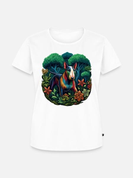 Bullterrier - Frauen Premium Bio T-Shirt - Weiß