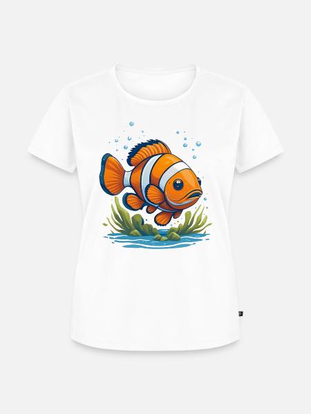 Clownfisch - Frauen Premium Bio T-Shirt - Weiß