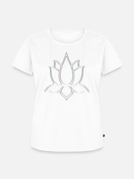 3D Lotus - Frauen Premium Bio T-Shirt -