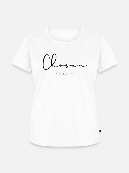 Auserwählter Christ - Frauen Premium Bio T-Shirt - Weiß