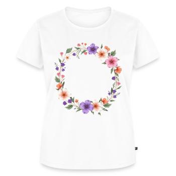 Mariée - T-shirt Premium bio Femme - blanc - Devant - AI Model Female 172 dark (172cm)