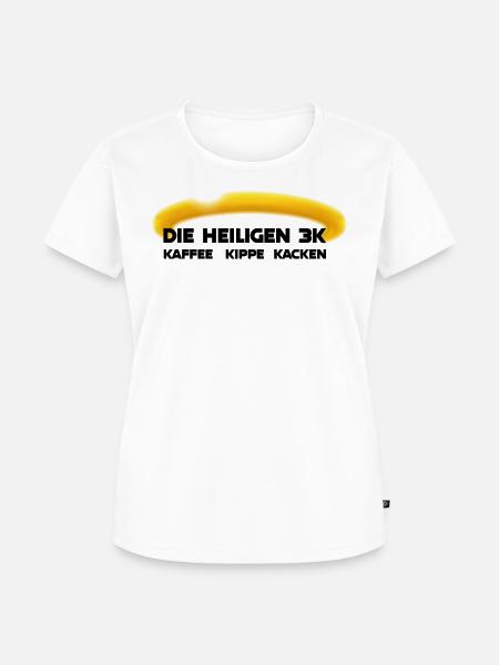 Die heiligen 3 K - Frauen Premium Bio T-Shirt - Weiß
