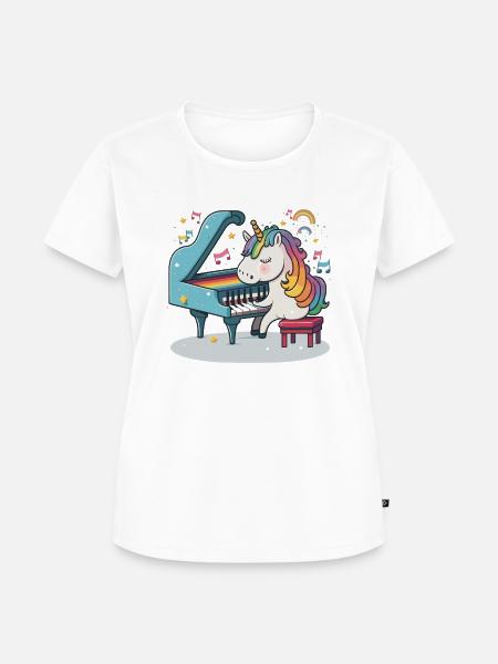 Regenbogen-Harmonie - Frauen Premium Bio T-Shirt - Weiß