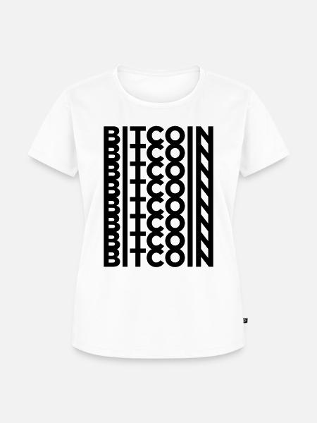 BITCOIN - Frauen Premium Bio T-Shirt - Weiß