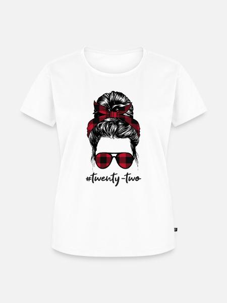 #twenty-two - Frauen Premium Bio T-Shirt - Weiß