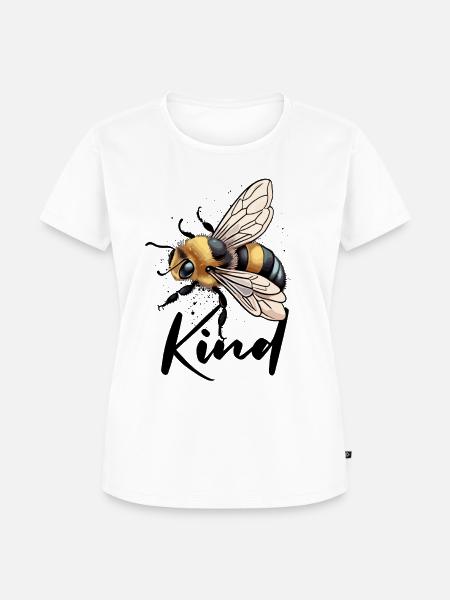 Bee Kind - Frauen Premium Bio T-Shirt - Weiß