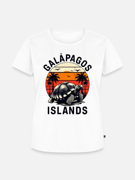 Galápagos Islands - Frauen Premium Bio T-Shirt - Weiß