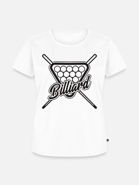Billard - Frauen Premium Bio T-Shirt - Weiß