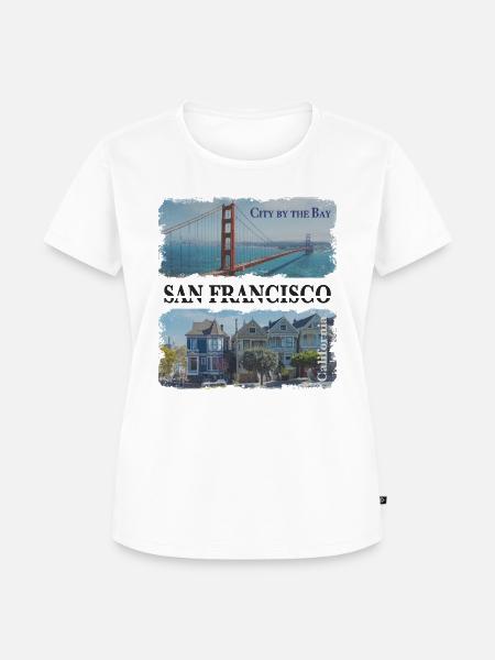 San Francisco - Frauen Premium Bio T-Shirt - Weiß