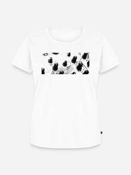 Mischpult - Frauen Premium Bio T-Shirt - Weiß