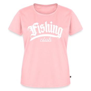 poisson pêcheur pêcheur club de pêche pêche au brochet casquette - T-shirt Premium bio Femme - rose - Devant - AI Model Female 172 dark (172cm)