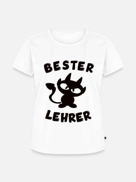 cooles bester Lehrer Design - Frauen Premium Bio T-Shirt -