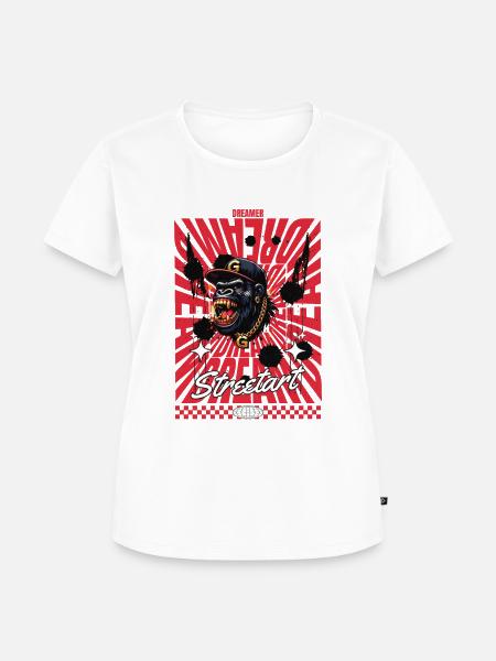 Streetart - Frauen Premium Bio T-Shirt - Weiß
