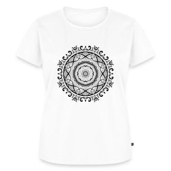 Classic Mandalas No.1 - Frauen Premium Bio T-Shirt - Weiß - Vorne - AI Model Female 172 dark (172cm)
